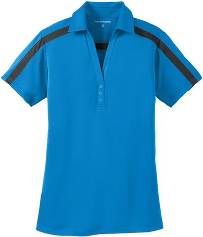 Port Authority Women's Silk Touch Performance Colorblock Stripe Polo