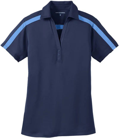 Port Authority Women's Silk Touch Performance Colorblock Stripe Polo