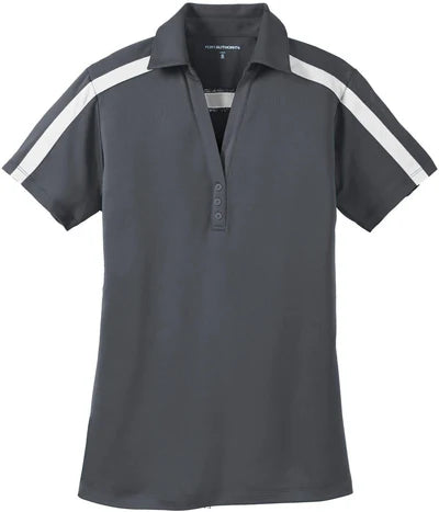 Port Authority Women's Silk Touch Performance Colorblock Stripe Polo
