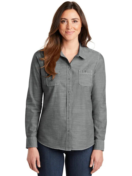 Port Authority Ladies Slub Chambray Shirt