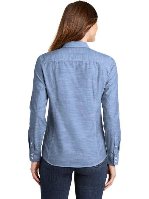 Port Authority Ladies Slub Chambray Shirt