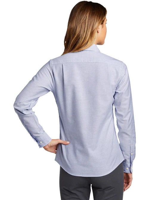 Port Authority Ladies SuperPro Oxford Stripe Shirt