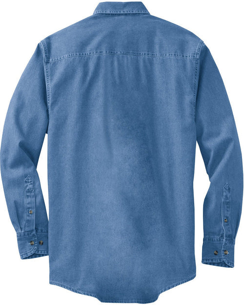 Port Authority Tall Long Sleeve Denim Shirt