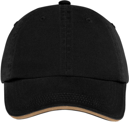 Port Authority Sandwich Bill Cap with Striped Closure