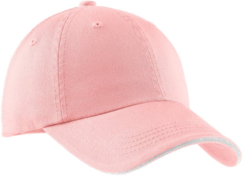 Port Authority Sandwich Bill Cap with Striped Closure