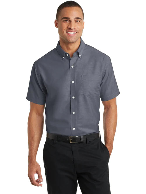 Port Authority Short Sleeve SuperPro Oxford Shirt
