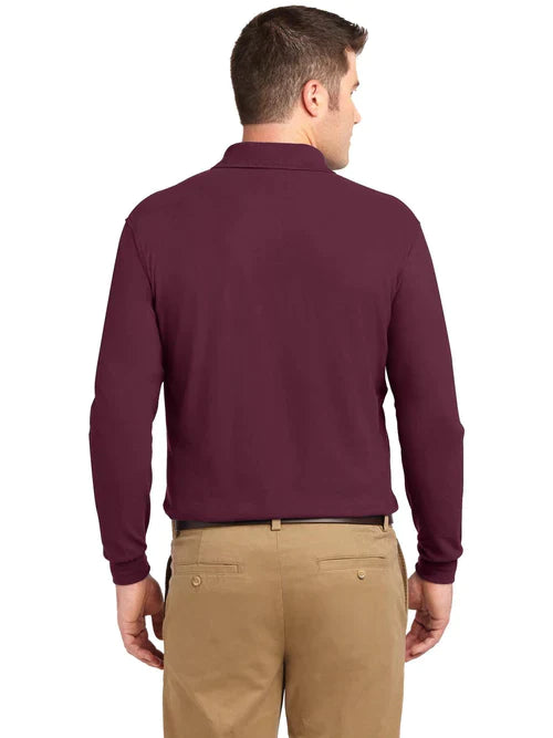 Port Authority Tall Silk Touch Long Sleeve Polo