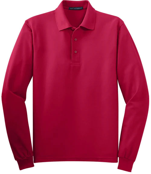 Port Authority Silk Touch Long Sleeve Polo