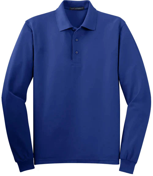 Port Authority Tall Silk Touch Long Sleeve Polo