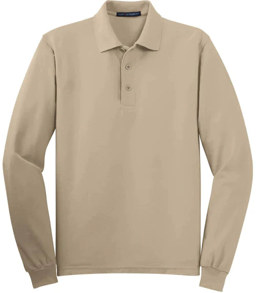 Port Authority Tall Silk Touch Long Sleeve Polo