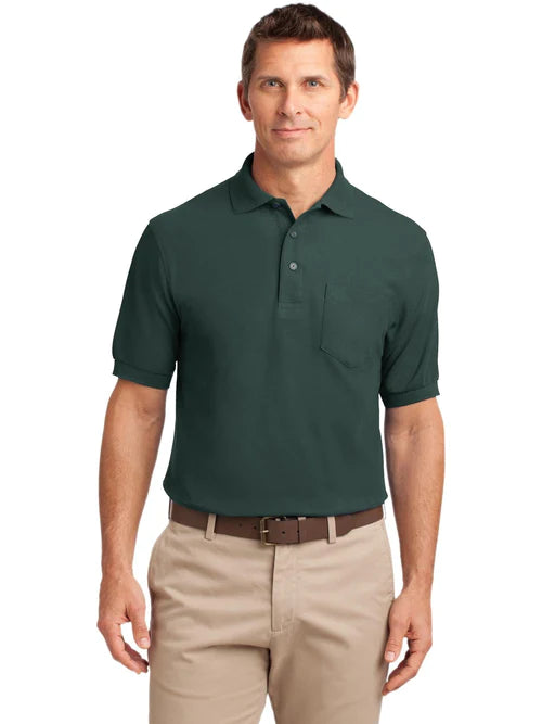 Port Authority Silk Touch Polo with Pocket