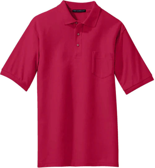 Port Authority Tall Silk Touch Polo with Pocket