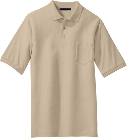 Port Authority Silk Touch Polo with Pocket