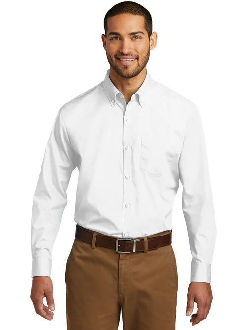 Port Authority Tall Long Sleeve Carefree Poplin Shirt