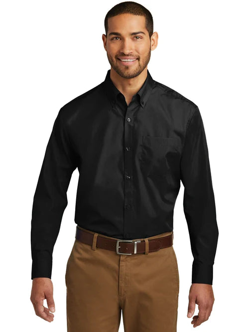 Port Authority Tall Long Sleeve Carefree Poplin Shirt
