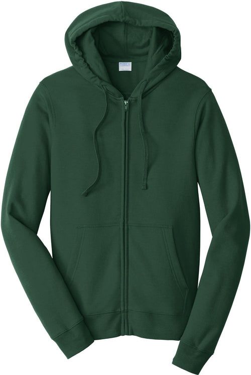Port & Co Fan Favorite Fleece Full-Zip Hooded Sweatshirt
