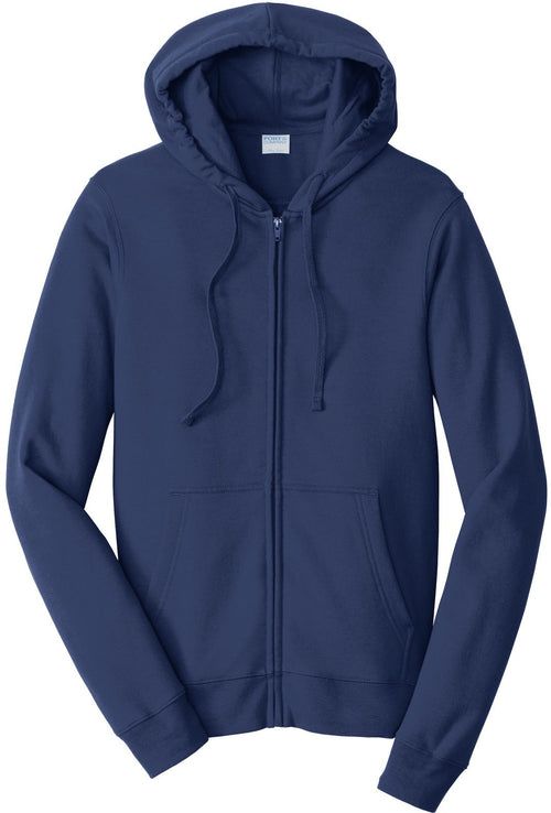 Port & Co Fan Favorite Fleece Full-Zip Hooded Sweatshirt