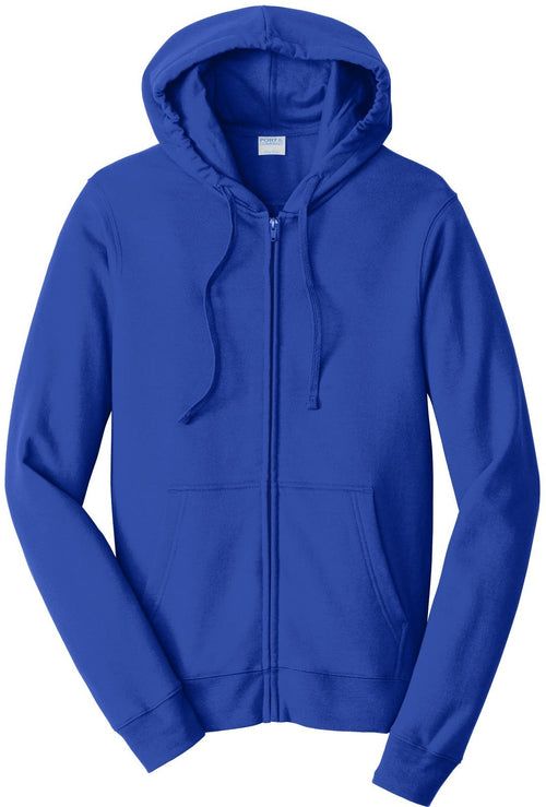 Port & Co Fan Favorite Fleece Full-Zip Hooded Sweatshirt