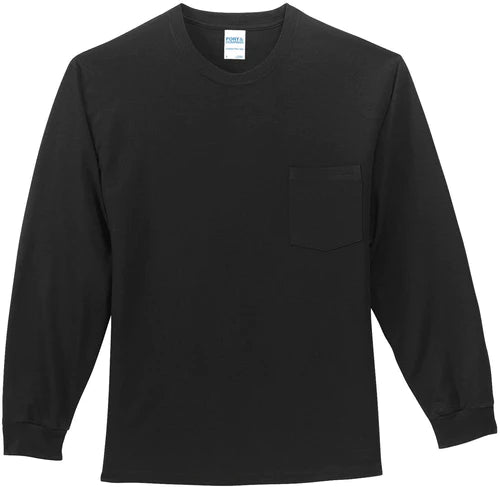 Port & Company Long Sleeve Essential Pocket Tee