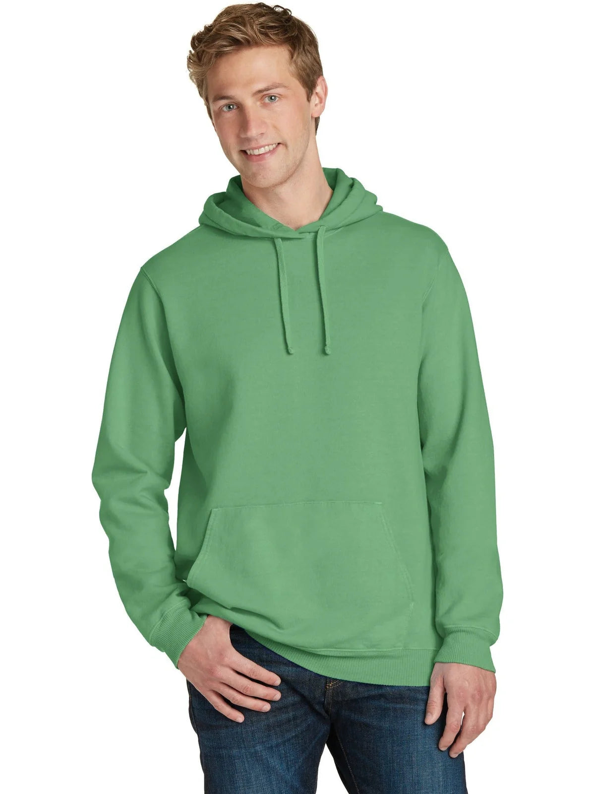 Port & Co Beach Wash Garment-Dyed Pullover Hooded Sweatshirt