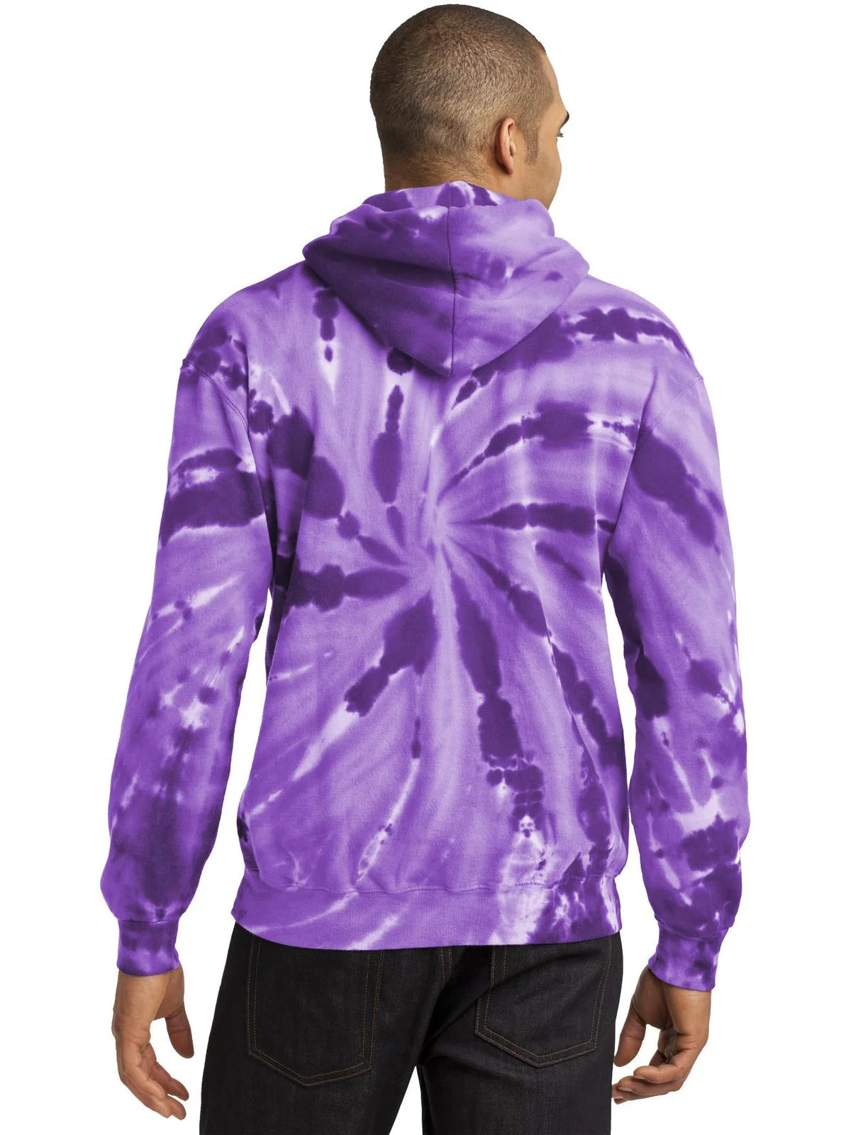 Port & Co Tie-Dye Pullover Hooded Sweatshirt