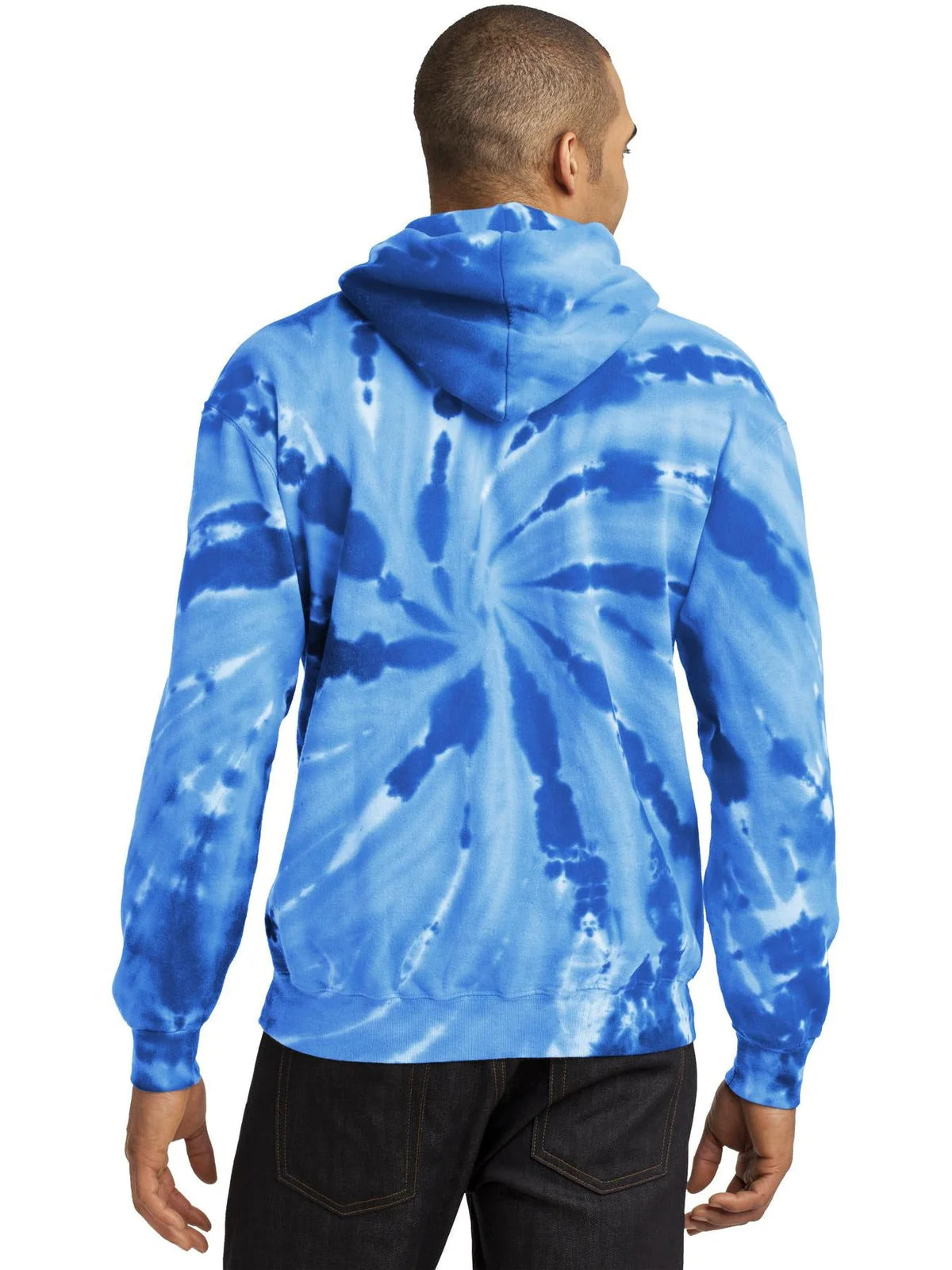 Port & Co Tie-Dye Pullover Hooded Sweatshirt