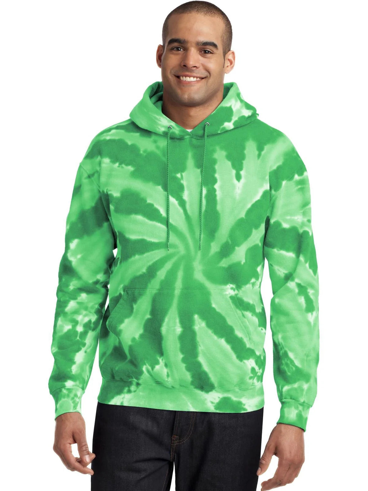Port & Co Tie-Dye Pullover Hooded Sweatshirt