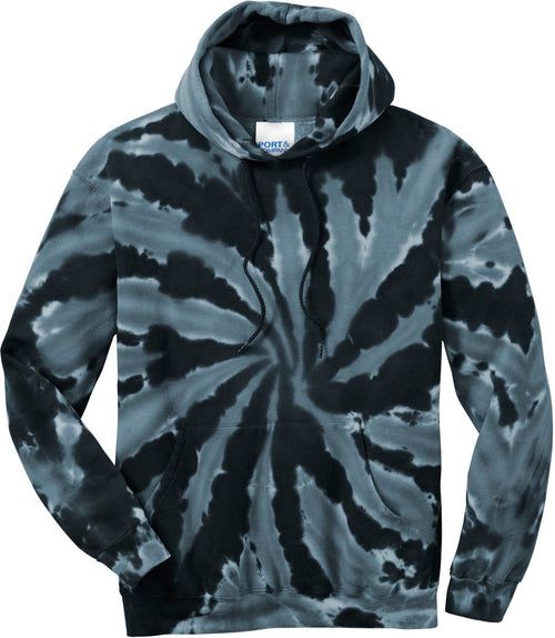 Port & Co Tie-Dye Pullover Hooded Sweatshirt