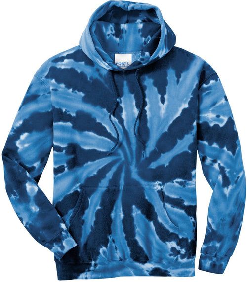 Port & Co Tie-Dye Pullover Hooded Sweatshirt