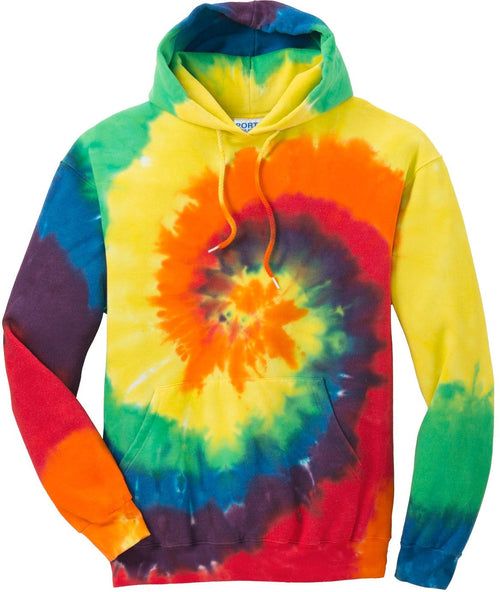 Port & Co Tie-Dye Pullover Hooded Sweatshirt