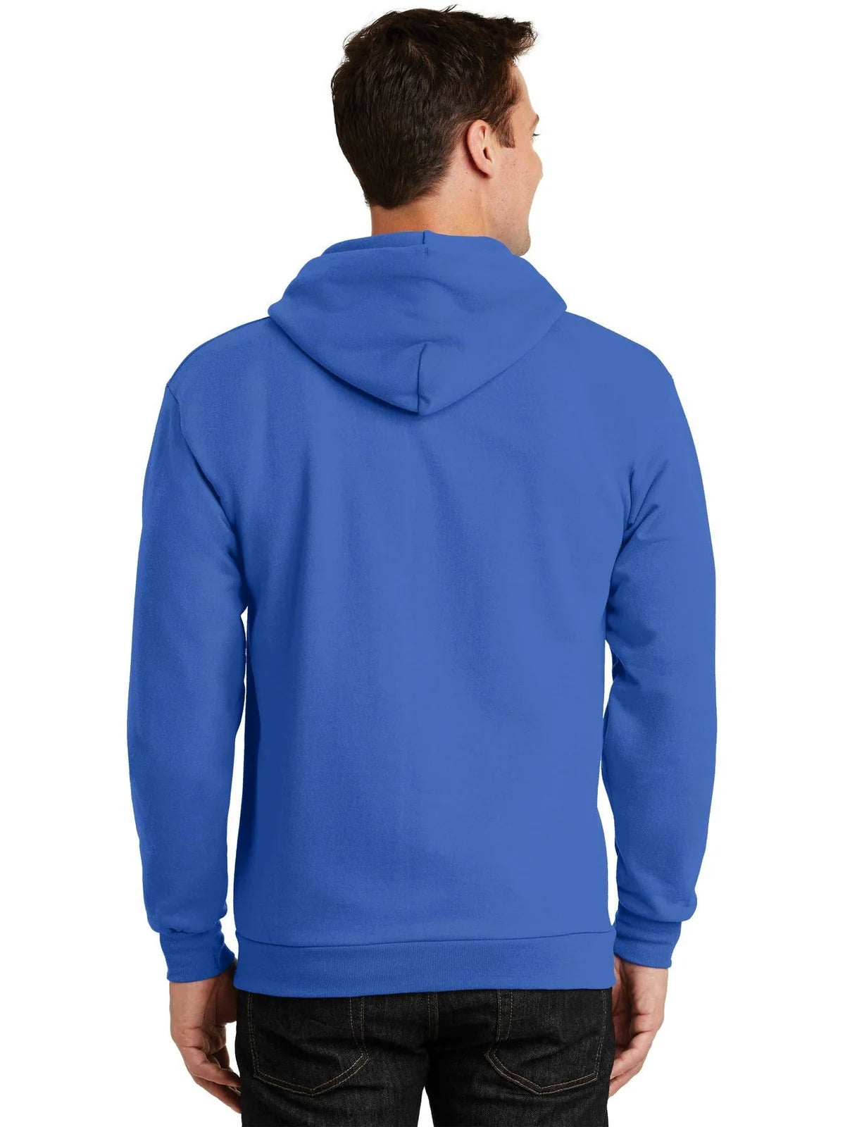 Port & Company Essential Fleece Full-Zip Hooded Sweatshirt