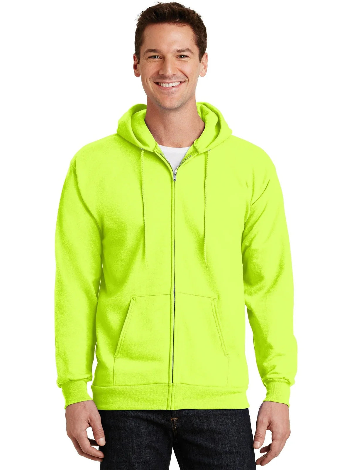 Port & Company Essential Fleece Full-Zip Hooded Sweatshirt