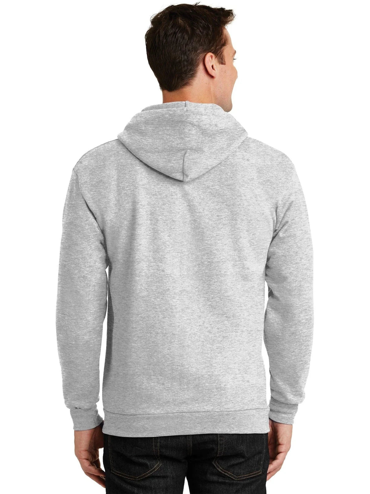 Port & Company Essential Fleece Full-Zip Hooded Sweatshirt