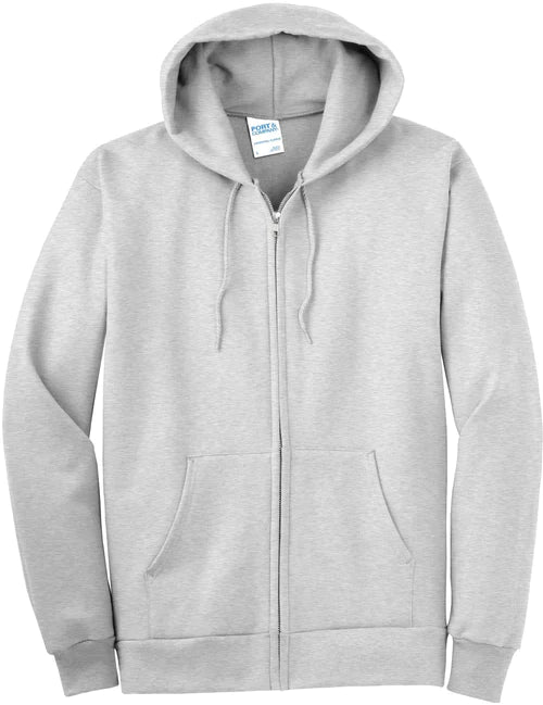 Port & Company Tall Essential Fleece Full-Zip Hooded Sweatshirt