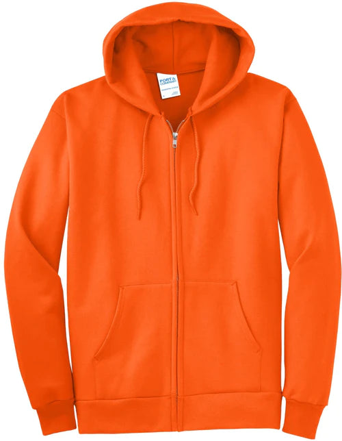 Port & Company Essential Fleece Full-Zip Hooded Sweatshirt