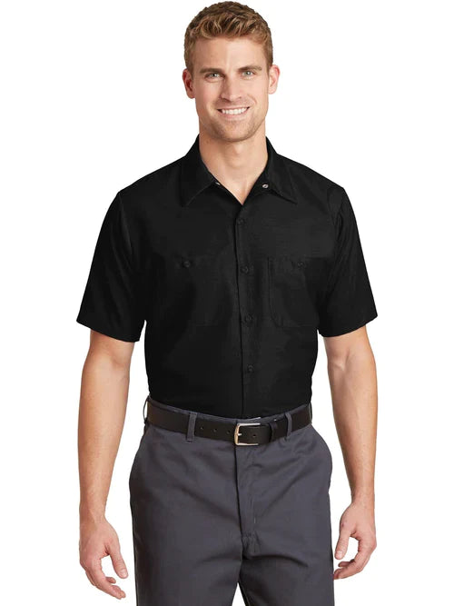 Red Kap Long Size, Short Sleeve Industrial Work Shirt