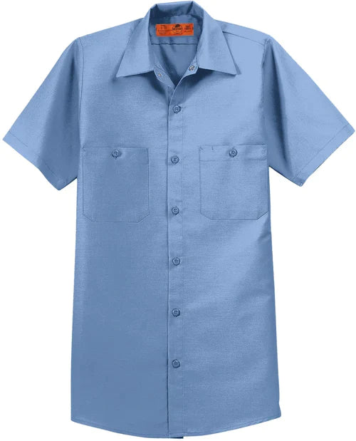 Red Kap Long Size, Short Sleeve Industrial Work Shirt