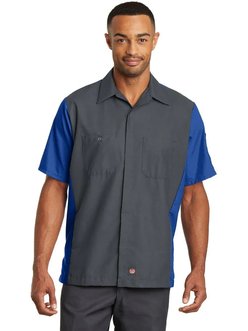 Red Kap Short Sleeve Ripstop Crew Shirt