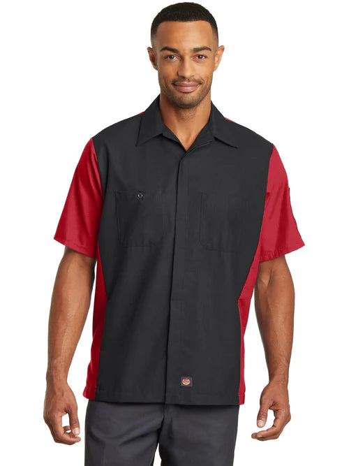 Red Kap Short Sleeve Ripstop Crew Shirt