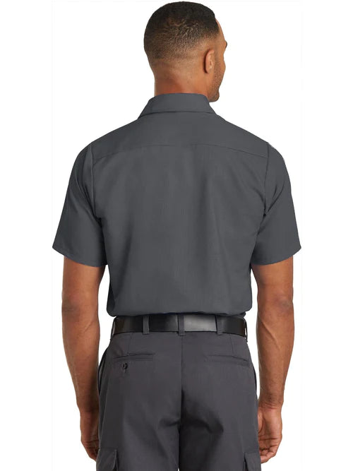 Red Kap Short Sleeve Solid Ripstop Shirt