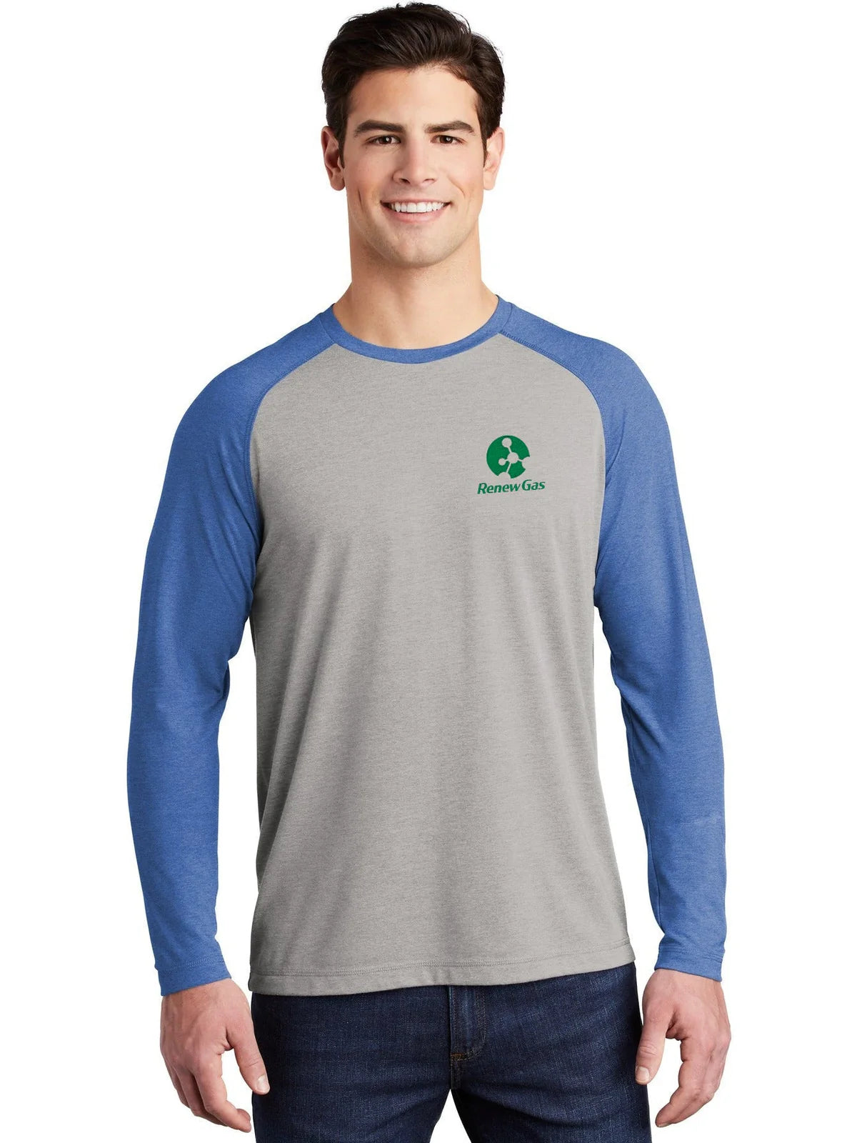 Sport-Tek PosiCharge Long Sleeve Tri-Blend Wicking Raglan Tee