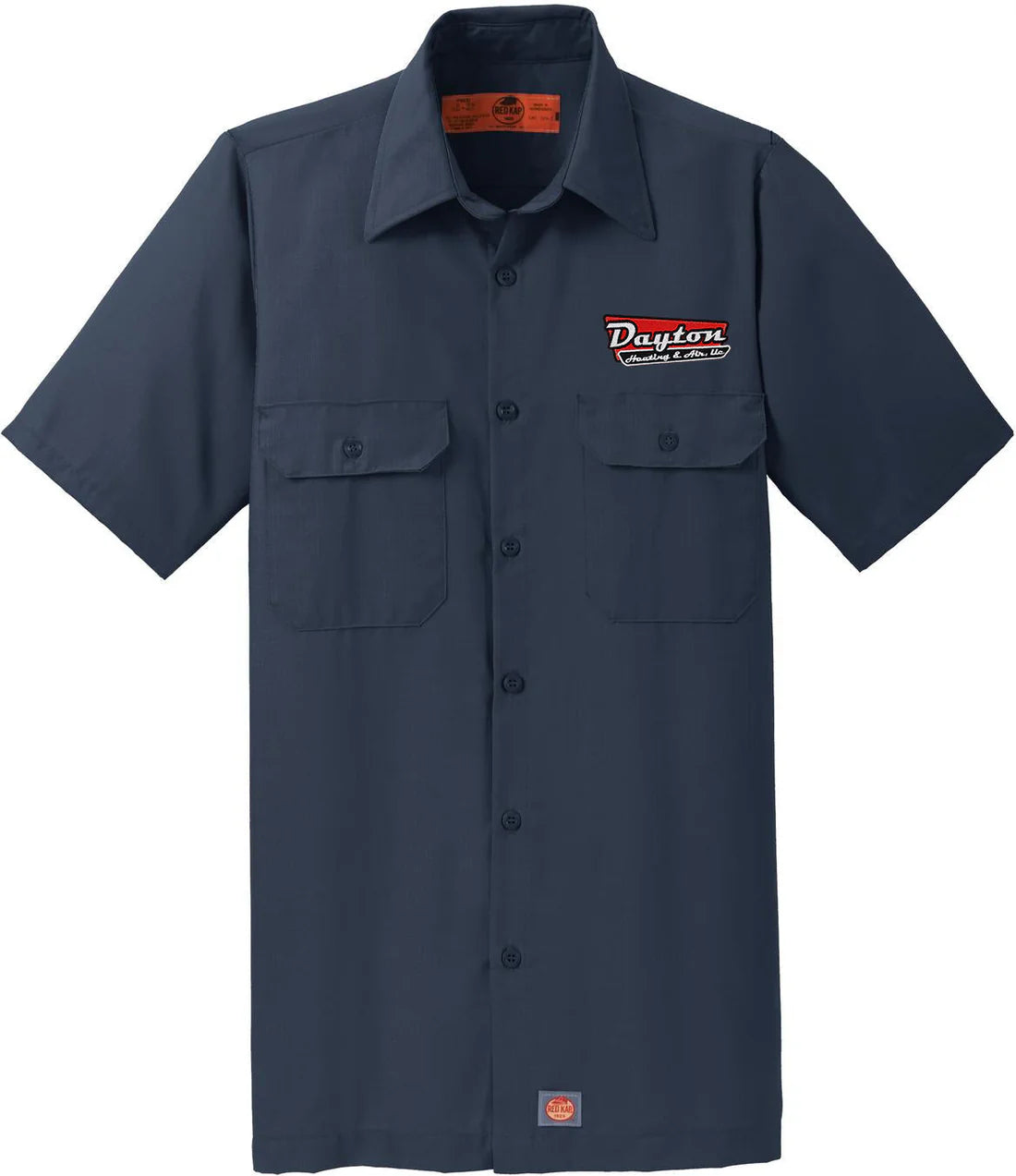 red rose embroidered dress CCS Custom Embroidered Work Shirt main image 0