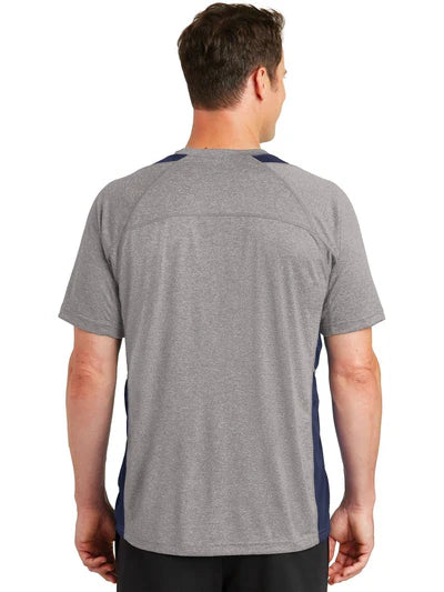 Sport-Tek Heather Colorblock Tee