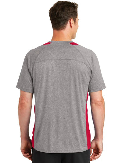 Sport-Tek Heather Colorblock Tee