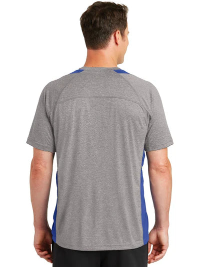 Sport-Tek Heather Colorblock Tee