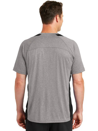 Sport-Tek Heather Colorblock Tee