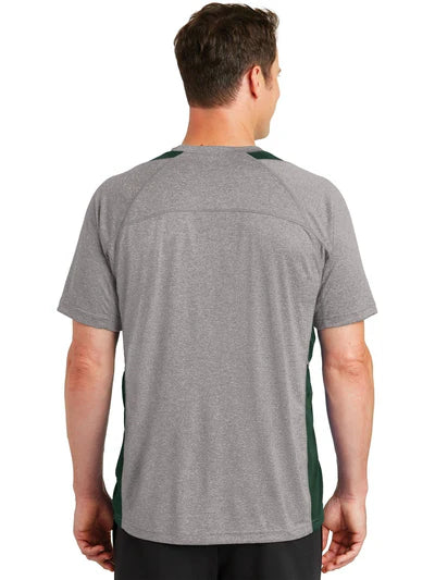 Sport-Tek Heather Colorblock Tee