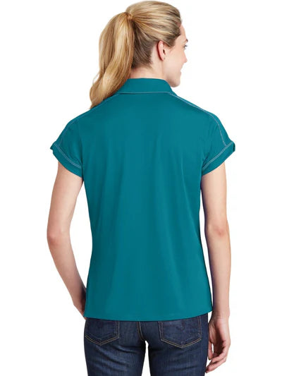 Sport-Tek Women's Contrast Stitch Micropique Sport-Wick® Polo