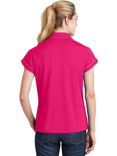 Sport-Tek Women's Contrast Stitch Micropique Sport-Wick® Polo