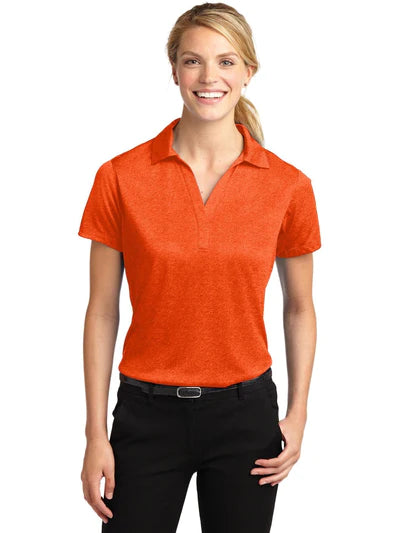Sport-Tek Ladies Heather Contender Polo
